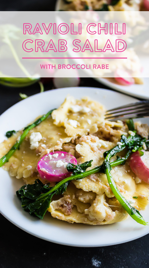Broccoli Rabe Ravioli Salad