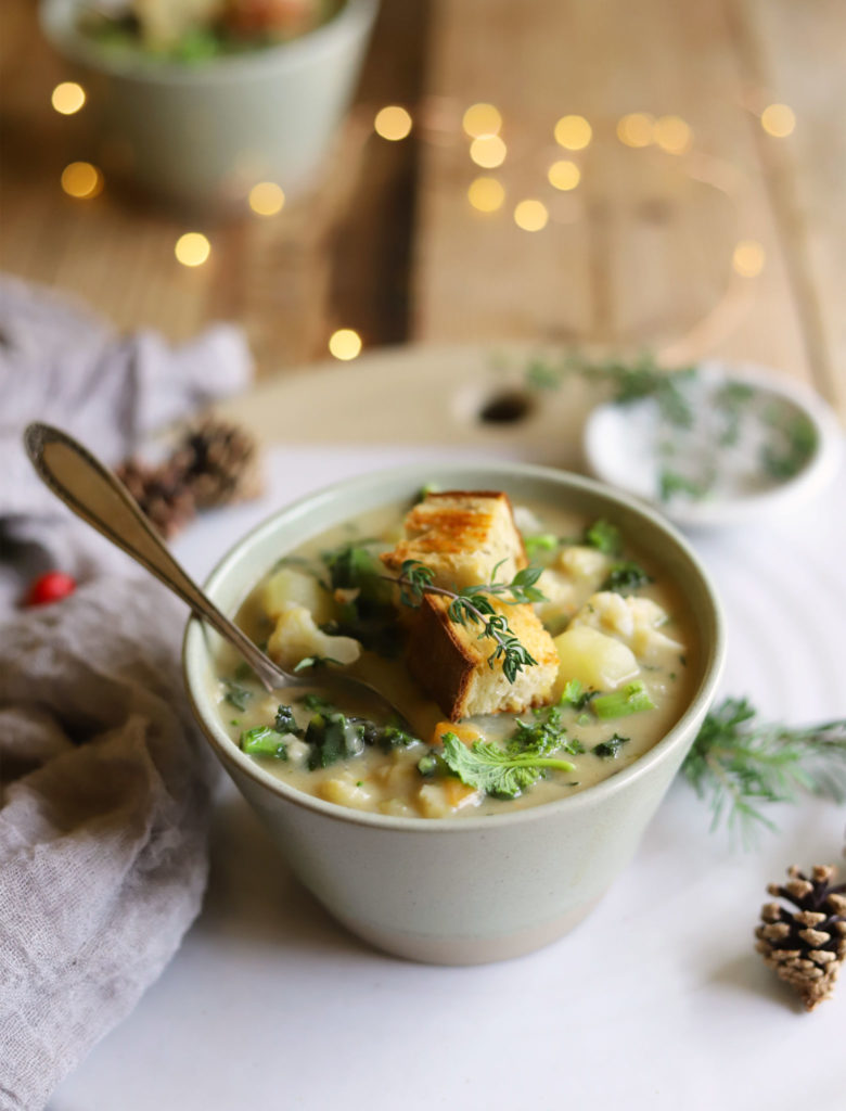 Hearty Broccoli Rabe and Potato Soup Andy Boy